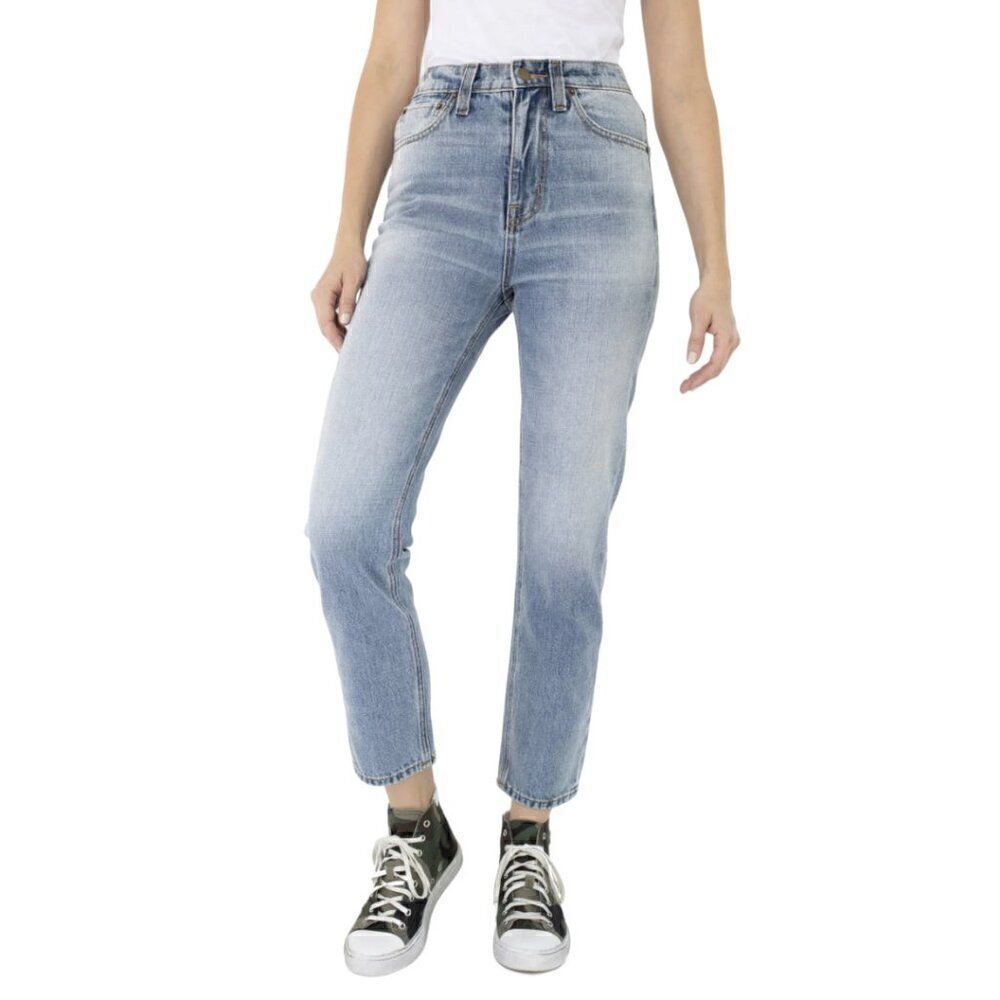 Modern American La Fayette Narrow High Waist Ankle Straight Leg Jean Zuma Sz 24